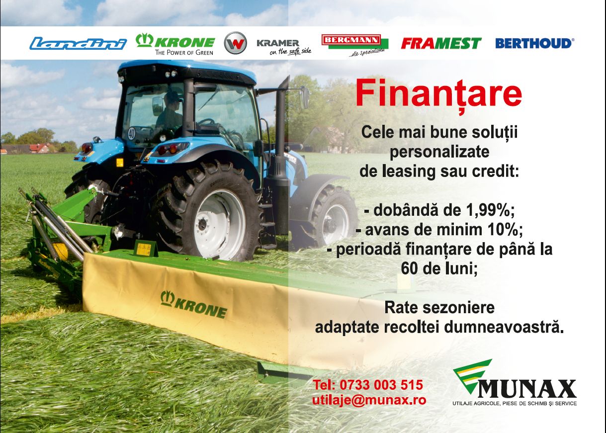 Campanie de finantare Munax-Unicredit Leasing/Credit 1,99%