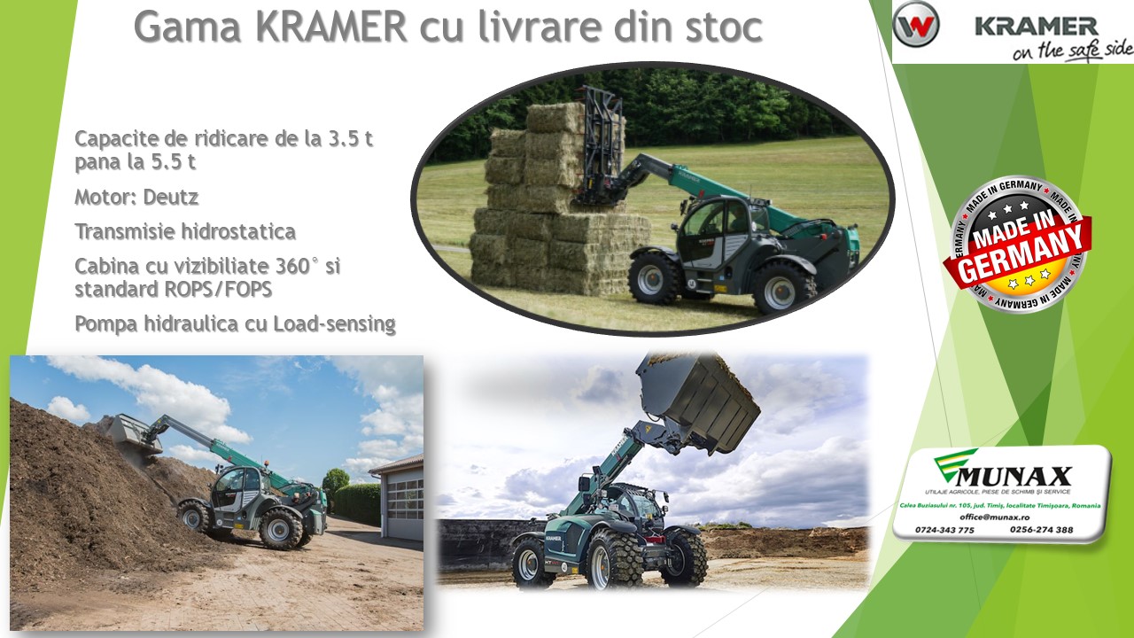 Gama Kramer cu livrare din stoc